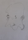 Nez, env. 2010 (croquis, 30 x 21 cm, coll. part. MR)