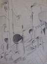 Technique étude, env. 1950 (dessin, coll. part. MR)