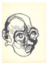 Tête, env. 1980 (feutre, 20 x 15 cm, coll. part. MR)