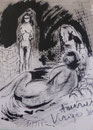 Virgo, env. 1948 (dessin, 25.5 x 33 cm, coll. part. MR)