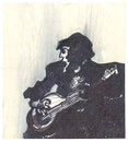 Guitariste, env. 1980 (feutre, 18.5 x 16.5 cm, coll. part. MR)