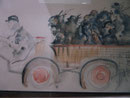 La route de Thouaré, 1988 (aquarelle, coll. part.)