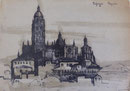 Ségovie, env. 1950 (dessin, coll. part. MR)