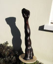 Le poing, JO de Mexico 1968,  1969 (bois, 99 cm, coll. part. LP)