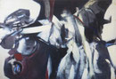 Abstraction (huile sur isorel, 61 x 90 cm, coll. part. MR)