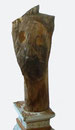 Sculpture à la Modigliani, env. 2000, (bois, coll. part. MG)