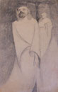 Jésus est condamné à mort, env. 1946 (dessin, 18 x 31 cm,  coll. part. MR)