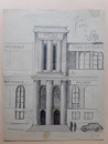 Monument municipal, 1952 (dessin, 21 x 27 cm, coll. part. MR)