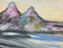 Montagnes, env. 2000 (gouache sur carton, 50 x 65 cm, coll. part. MR)
