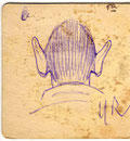 Sous-bock, env. 1990 (stylo, coll. part. MG)