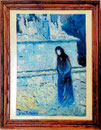 La dame noire, env. 1950 (huile sur toile, 36.5 x 25 cm, coll. part.)