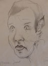 Mauvais Javert, env. 2010 (croquis, 30 x 21 cm, coll. part. MR)