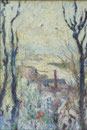 Paysage d'hiver (huile sur bois, 32 x 49 cm, coll. part. MR)