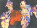 Abstraction multicolore, env. 1970 (gouache, 56 x 41 cm, coll. part. HG)