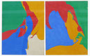 Sans titre " groupe Equipo 57", 1957 (gouaches, 27 x 21 cm x 2, coll. Musée d'art et d'histoire de Cholet.Inscrit à l'inventaire n° 2015.016.1-2)