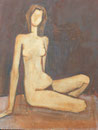 Nu féminin (huile sur carton, 50 x 65 cm, coll. part. MR)