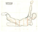 Etude de face, env. 1980 (dessin, 22 x 20 cm, coll. part. MR)