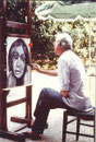 Portrait, env. 1980 (gouache, 65 x 50 cm, coll. part.)