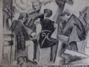 Les joueurs, env. 1950 (dessin, 24 x 17 cm., coll. part. GR)