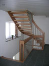 ½ gewundene Treppe in Buche natur 