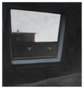/Dachfenster, 57 x 53 cm, Öl auf Baumwolle, 2006