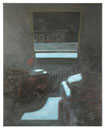 /Dachfenster, 125 x 100 cm, Öl auf Baumwolle, 2011