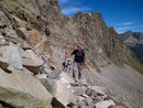Au beau milieu des raillères du col d'Arraillé