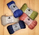Schoppel Wolle El Linio - 100% leicht meliertes Leinengarn, Leinen aus französischem Anbau, hochfein ausgekämmt und weich gestrickt als Bändchen, für sommerliche Kleidung oder Accessoires, Lauflänge 150m/50g, Schonwaschgang bis 40°