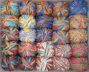 Opal Sockenwolle 4-fach - 1) nach Werken von Friedensreich Hundertwasser, 2) „Der kleine Prinz“ nach der Erzählung des Autors Antoine de Saint-Exupéry, 75% Schurwolle (superwash) und 25% Polyamid, Lauflänge 425m/100g, Schonwaschgang bis 40°