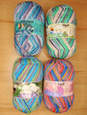 Opal Sockenwolle 6-fach Fantastic Sky - 75% Schurwolle (superwash) und 25% Polyamid, Lauflänge 420m/150g, Schonwaschgang bis 40°