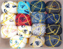 Regia Pairfect - 4-fach Sockenwolle für zwei identische Socken, Ringelmuster od. Farbblocks, Kennzeichnung des Rapportbeginns in der Mitte des Knäuels, 75% Schurwolle (superwash) und 25% Polyamid, Lauflänge 420m/100g, Schonwaschgang bis 40°
