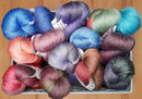 HPKY Merino Tencel Sock - weiches handgefärbtes Sockengarn mit feinem Glanz, 50% Schurwolle (Merino superwash) und 50% Lyocell/Tencel (= Zellulosefaser), Lauflänge 350m/113g, Schonwaschgang bis 30°