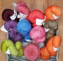 South Wool Merino Sock - handgefärbtes 4-fach Sockengarn aus Merinowolle, nicht nur für Strümpfe geeignet, 100% Schurwolle (Merino), Lauflänge 399m/100g, Handwäsche empfohlen