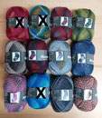 Austermann Murano „not only for socks“ - mit herrlich langen Farbverläufen nicht nur für Socken geeignet, sondern hervorragend auch für alle Arten von Accessoires, 75% Schurwolle (superwash) und 25% Polyamid, Lauflänge 400m/100g, Schonwaschgang bis 40°