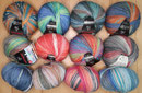 Austermann Sockenwolle Step 6-fädig - viele weitere Farben vorrätig, EXP ausgerüstet, mit Pflegezusatz Aloe Vera und Jojoba, 75% Schurwolle (superwash) und 25% Polyamid, Lauflänge 375m/150g, Schonwaschgang bis 40°, trocknergeeignet