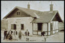Historisches Foto der Bahnstation - jetzt unser Vereinslokal
