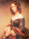 Cécile Jeanrenaud, esposa de Mendelssohn, 1846. Eduard Magnus.