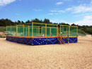 Trampolin-Anlage am Strand von Palanga... 