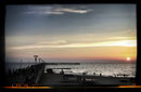 Sonnenuntergang bei der Seebrücke von Palanga...