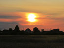 Die Sonnenuntergänge in Litauen sind auch oft traumhaft...