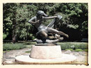Beim Bernstein-Museum in Palanga / Parkanlage