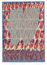 "Wiersz IV" (Gedicht-Vers-Zeile), 1994, Linolschnitt auf Bütten, 100 x 70 cm