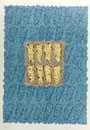 "Wiersz VII" (Gedicht-Vers-Zeile), 1995, Linolschnitt auf Bütten, 100 x 70 cm