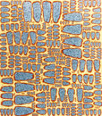 "System (4)", 1995, Öl/Acryl auf Leinwand, 130 x 114 cm