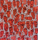 "Das Glühen", 1995, Öl/Acryl auf Leinwand, 130 x 114 cm