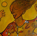 The Marathon Runner, 60 x 60 cm,  Acryl  