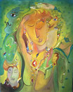 The Mask, 80 x 100 cm, Acryl   