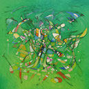 Wave of Success, 80 x 80 cm, Acryl   