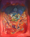 The Lampshade, 80 x 100 cm, Acryl  