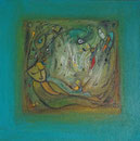 Fisherman, 60 x 60 cm, Acryl  